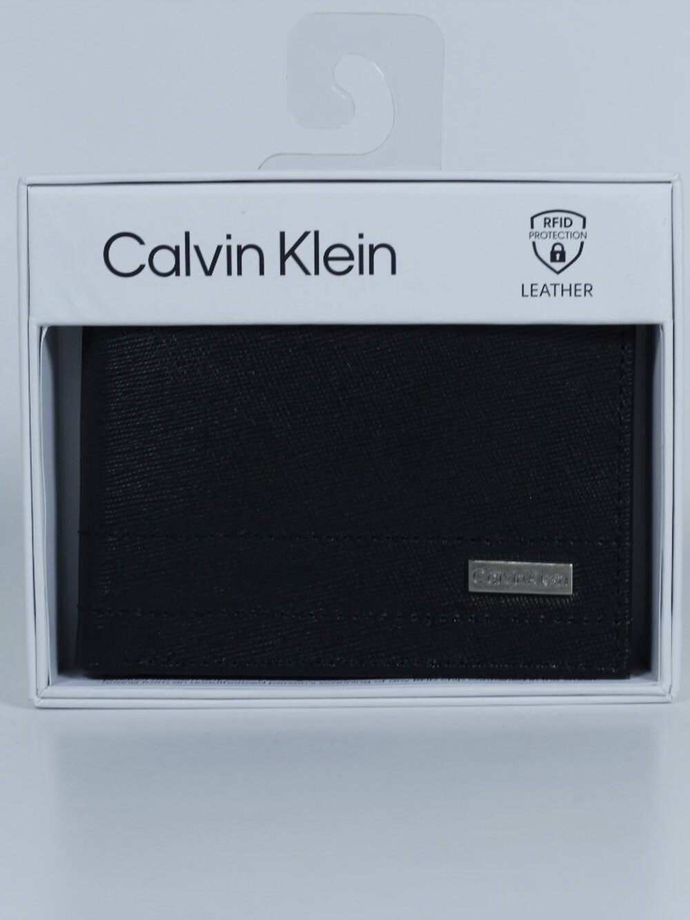 Original Calvin Klein Leather Wallet with RFID Protection – New in Box